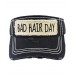 ADJUSTABLE BAD HAIR DAY LADIES GIRLS WESTERN VISOR BLACK WHITE R TURQUOISE BLUE   eb-61146585